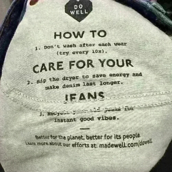 Madewell The Dadjean Short in Castlewood Wash: Distressed Edition SZ 26 - Picture 9 of 11